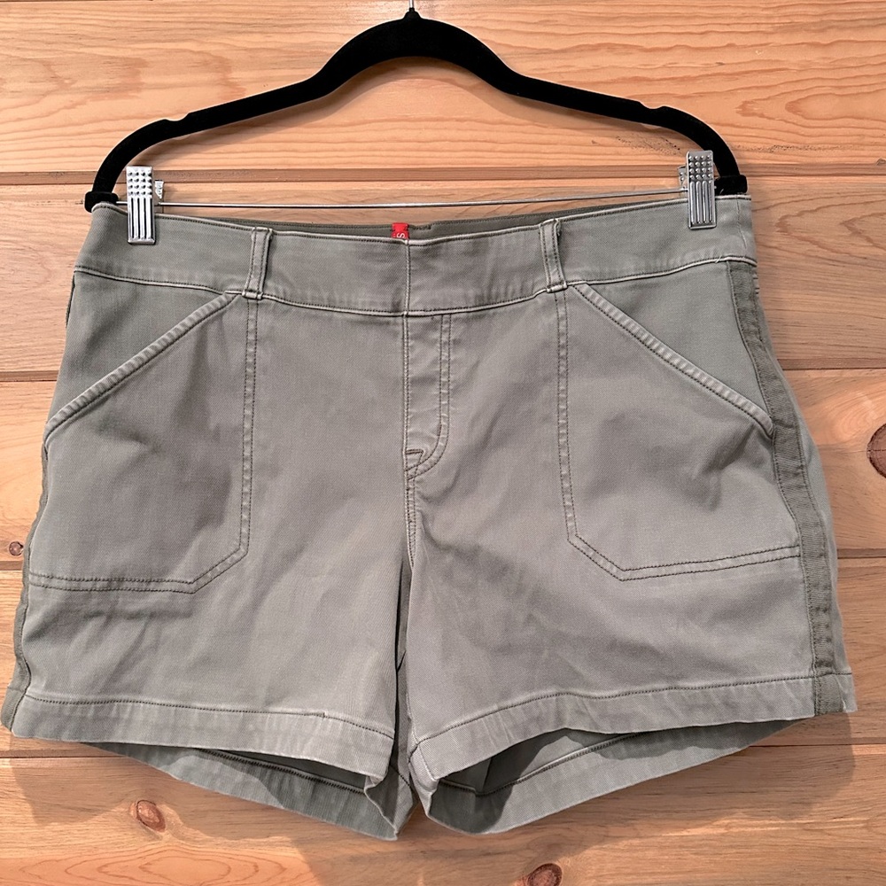 Stretch Twill Shorts, 4" | Green